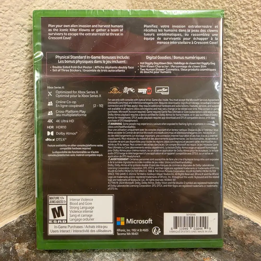Game - Killer Klowns From Outer Space: The Game (NEW) - Xbox Series X
